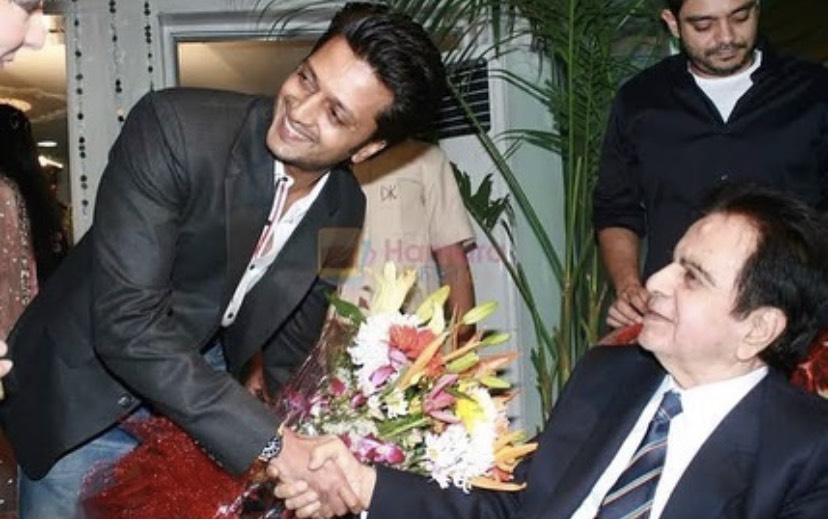 Dilip Kumar and Riteish Deshmukh