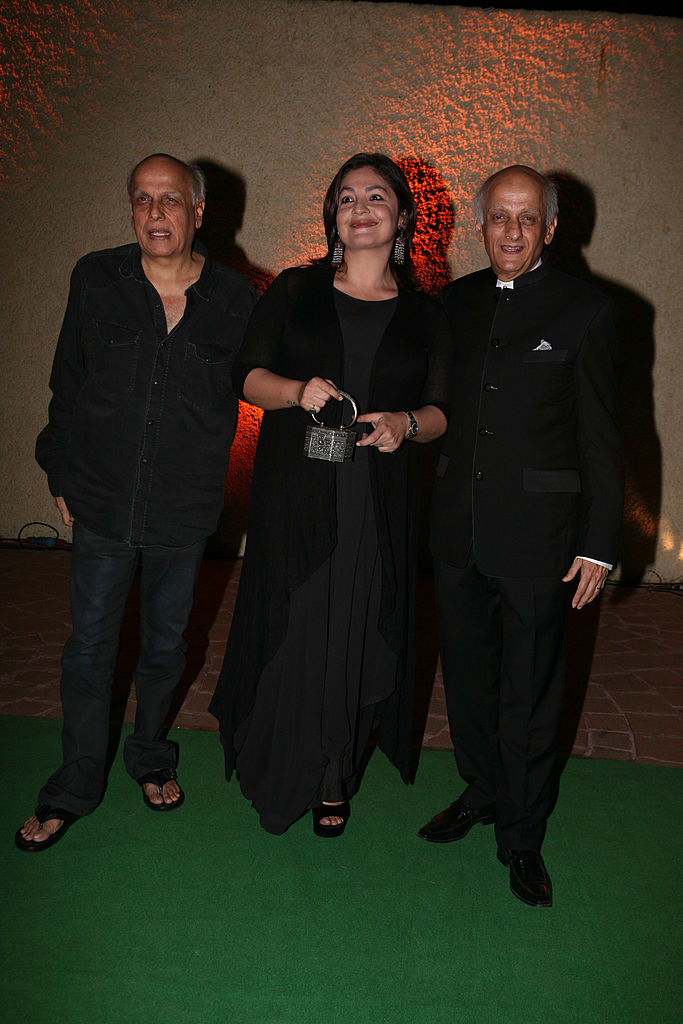 Mahesh Bhatt, Mukesh Bhatt and Pooja Bhatt