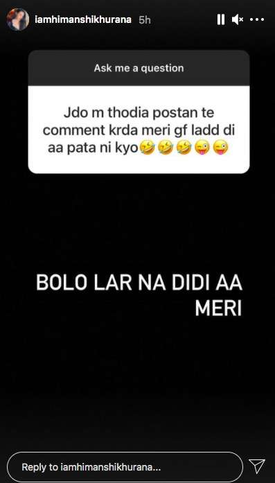 Himanshi Khurana proposed