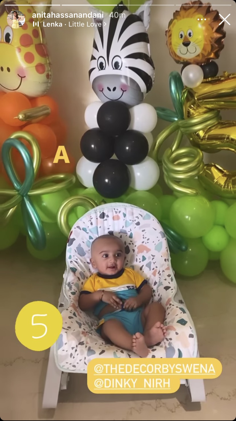 Aaravv Reddy Five Months Birthday