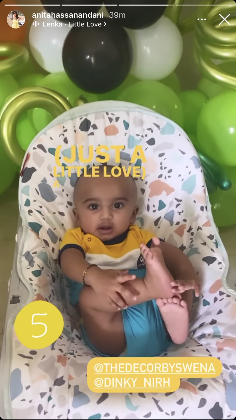 Aaravv Reddy Five Months Birthday