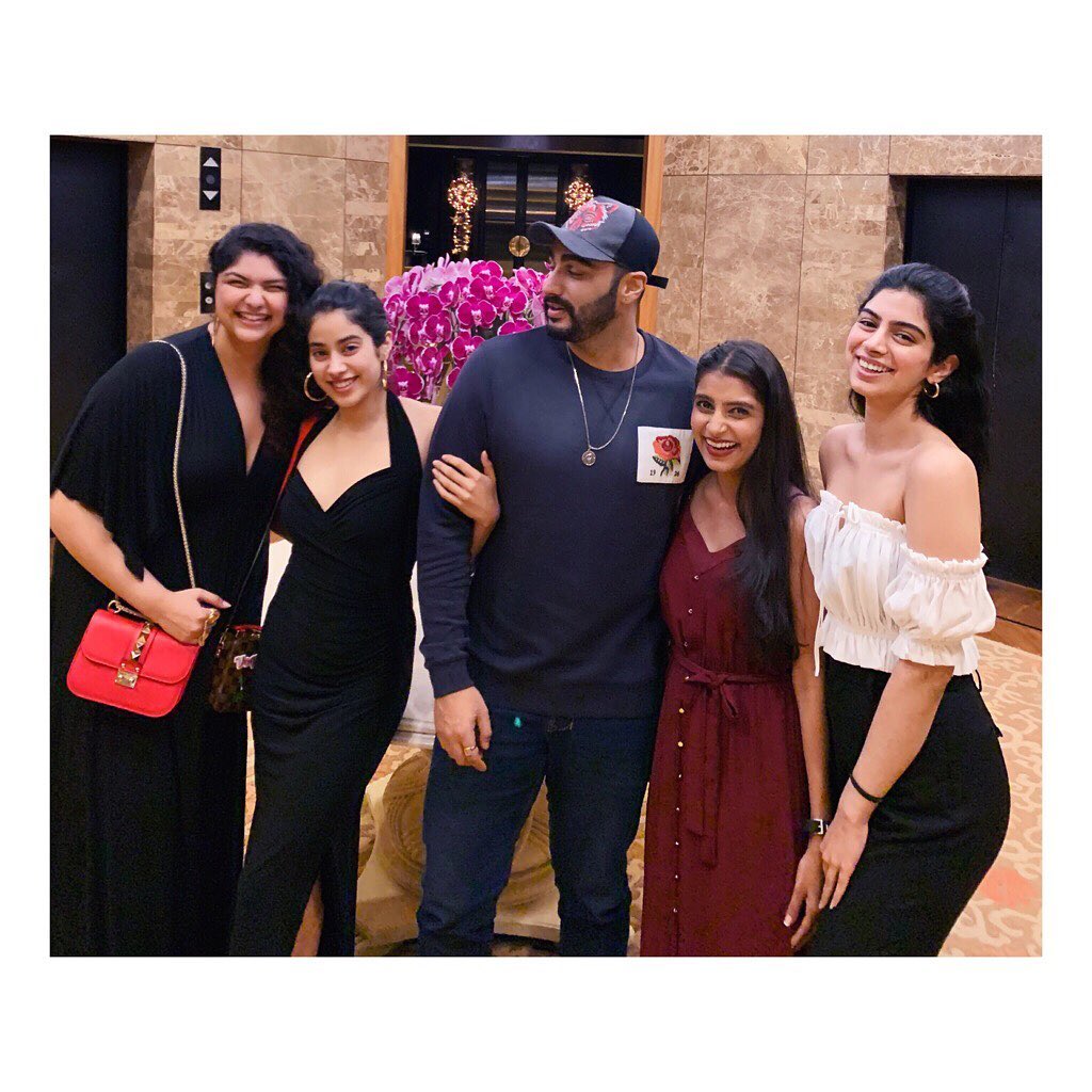 Arjun Kapoor and his family
