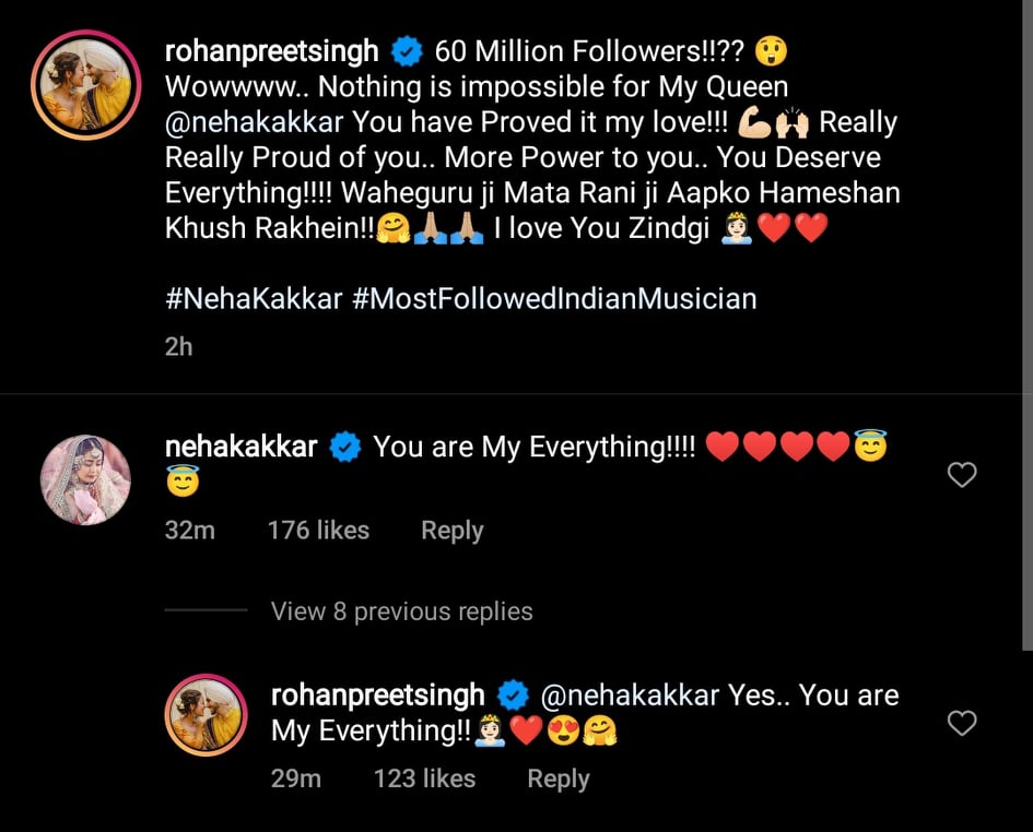Neha Kakkar and Rohanpreet Singh PDA