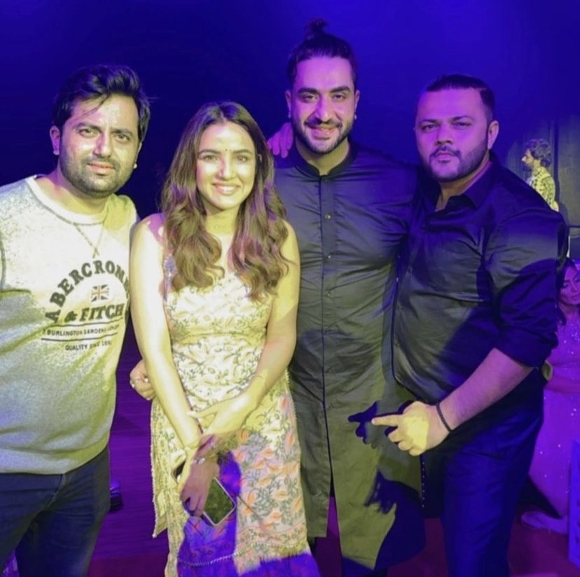 Jasmin and Aly at Rahul Disha Reception