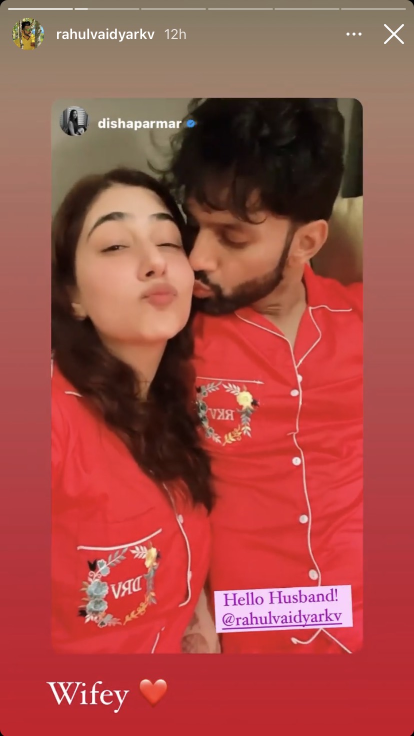 Rahul Vaidya and Disha Parmar
