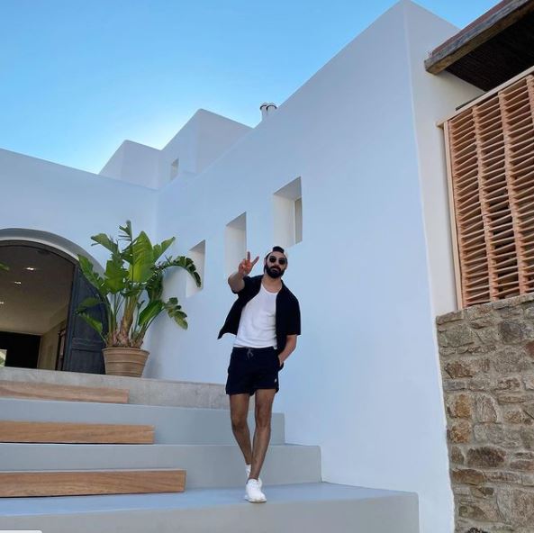 Ahan Shetty with girlfriend Tania Shroff