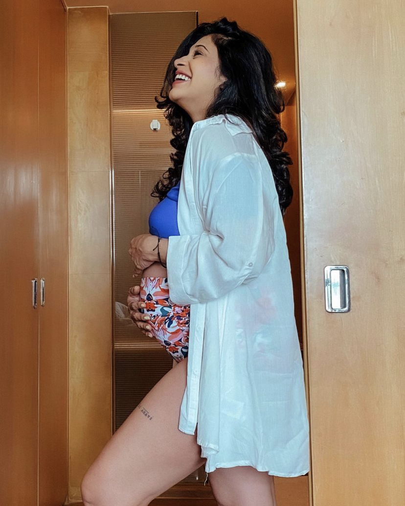 Kishwer Merchantt Baby Bump