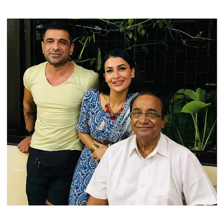 Pavittra and Eijaz with his father