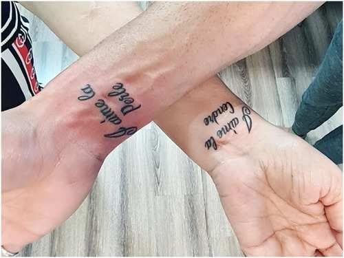 Ashish and Pearl's tattoo