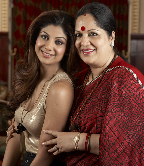 Shilpa Shetty a jej matka