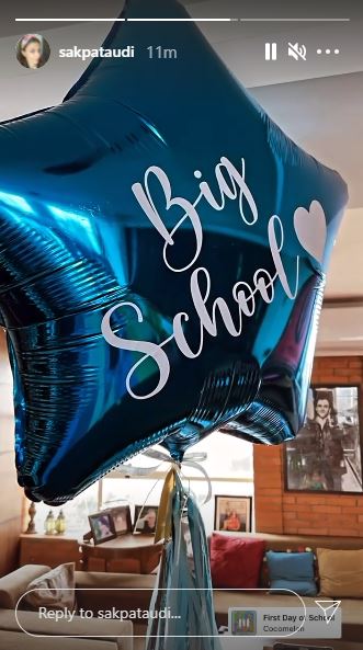 Inaaya Naumi Kemmu first big school class