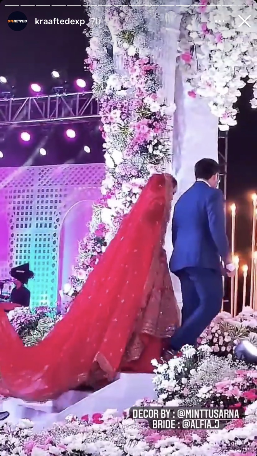 Alfia Jaffery wedding