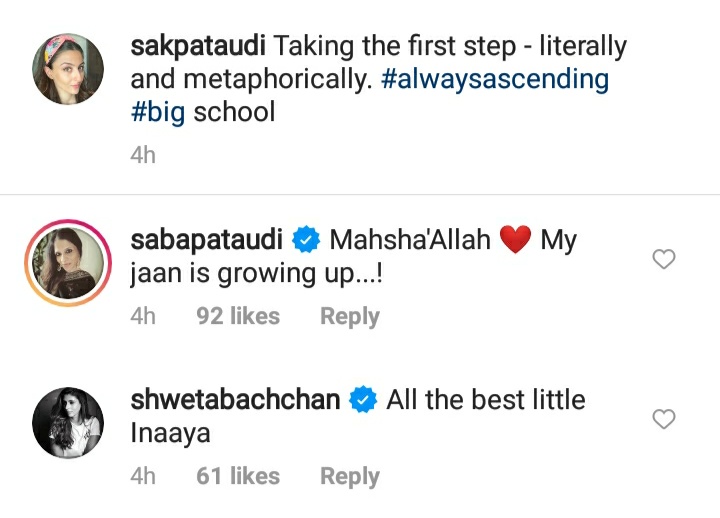 Comments on her picture