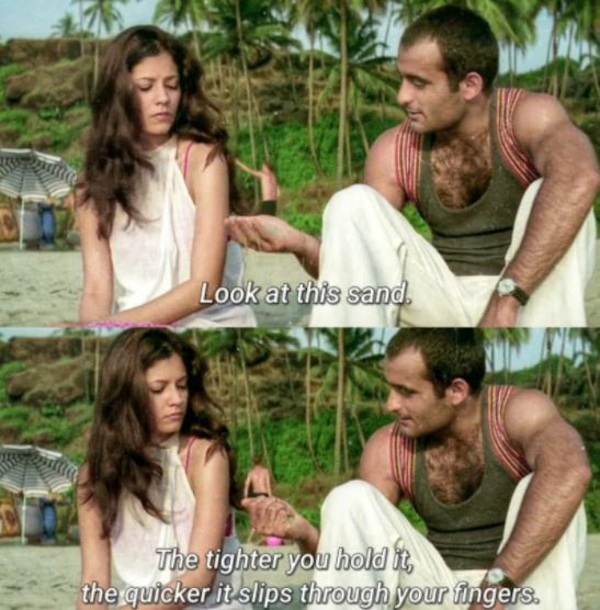 Dil Chahta Hai Akshaye Khanna letting go scene