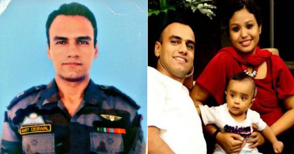 Martyred Major Amit Deswal's wife, Lieutenant Neeta Deswal
