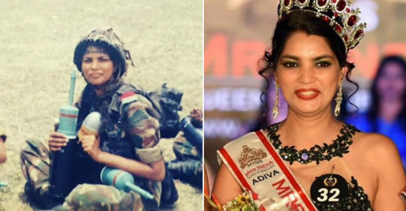 Martyred Major Avinash Singh Bhadauria's wife, Captain Shalini Singh