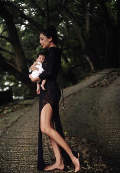 First pictures of Lisa Haydon's daughter