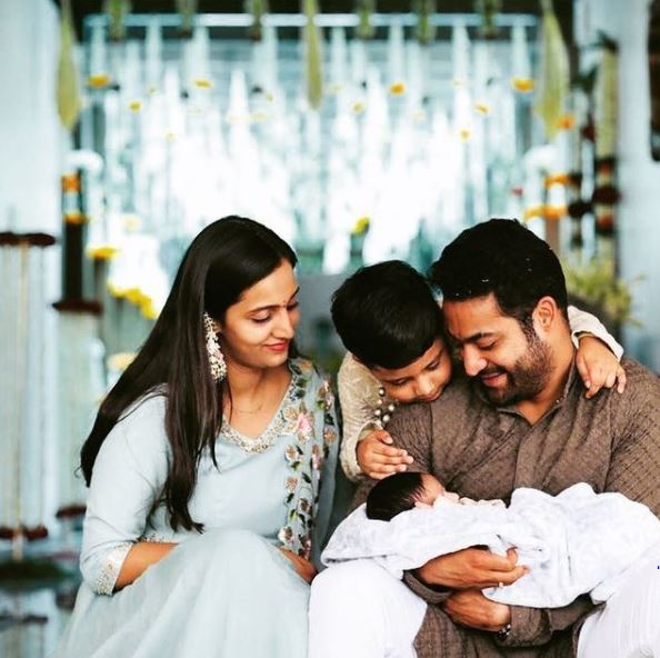Jr NTR family wife kids
