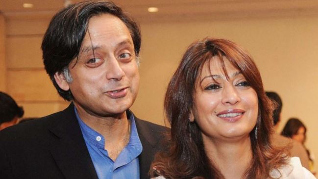 Shashi Tharoor wife Sunanda Pushkar 