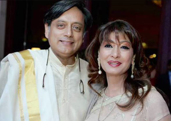 Shashi Tharoor wife Sunanda Pushkar 
