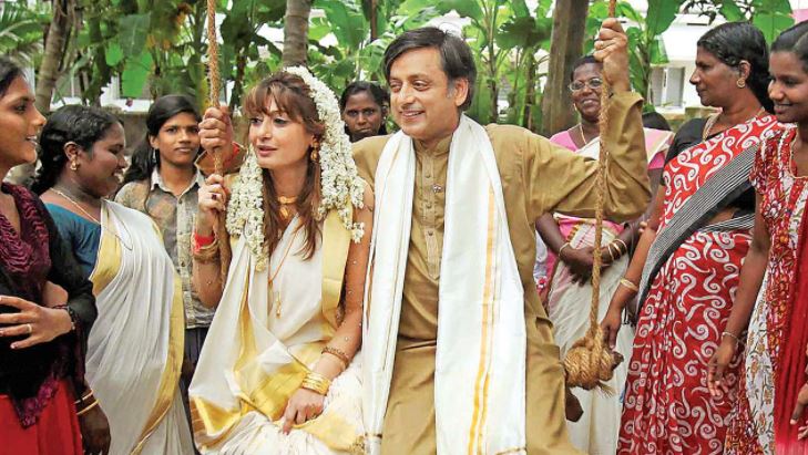 Shashi Tharoor wife Sunanda Pushkar 
