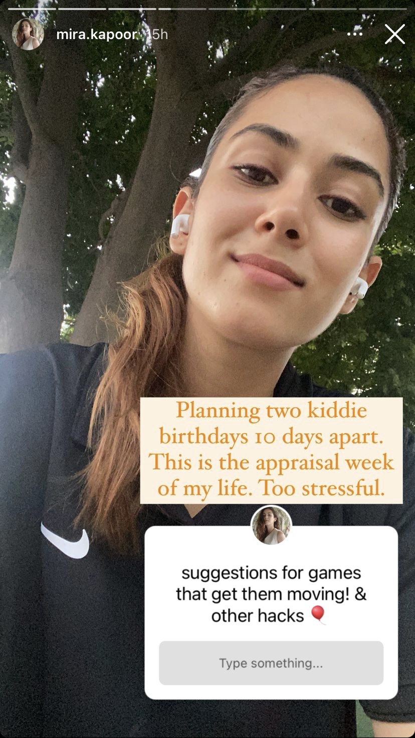 Mira Rajput Kapoor kids birthday