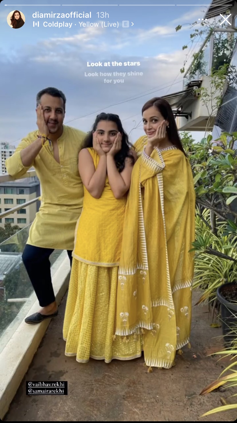 Dia Mirza Son First Rakhi