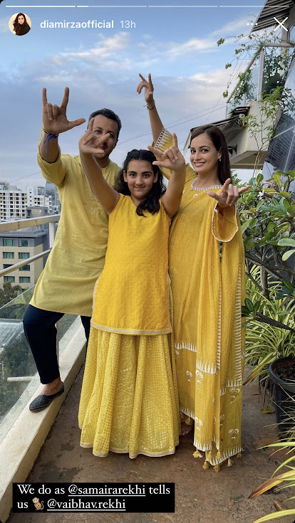 Dia Mirza Son First Rakhi