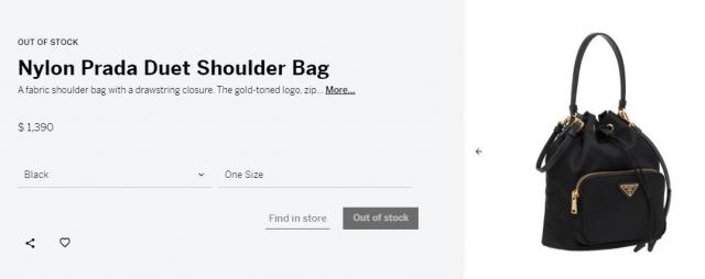Prada bag price
