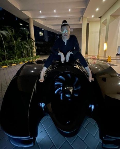 Ahmed Khan Shaira Khan Batmobile Keaton Car