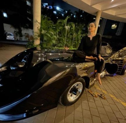 Ahmed Khan Shaira Khan Batmobile Keaton Car