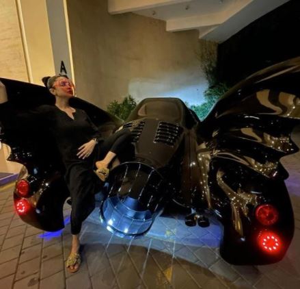 Ahmed Khan Shaira Khan Batmobile Keaton Car