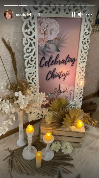 Neetu Kapoor Rishi Kapoor Birthday celebrations