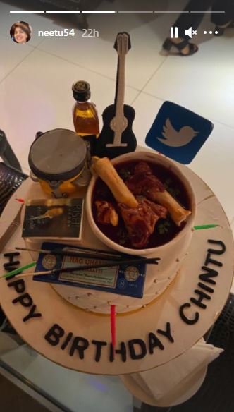 Neetu Kapoor Rishi Kapoor Birthday celebrations