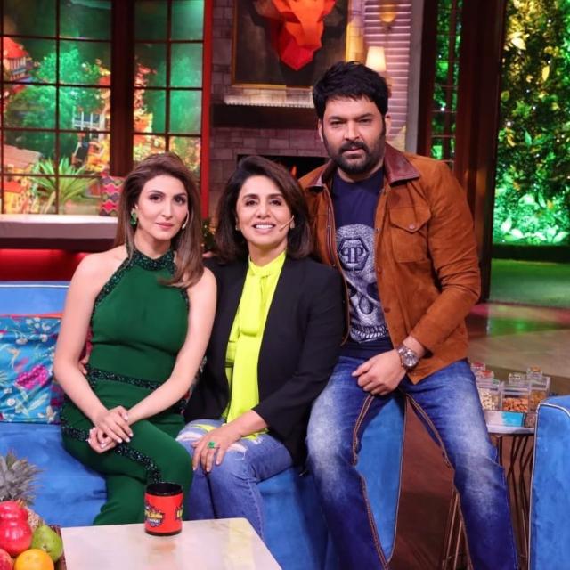 Neetu, Riddhima and Kapil