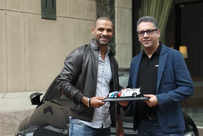 Shikhardhawan car BMW