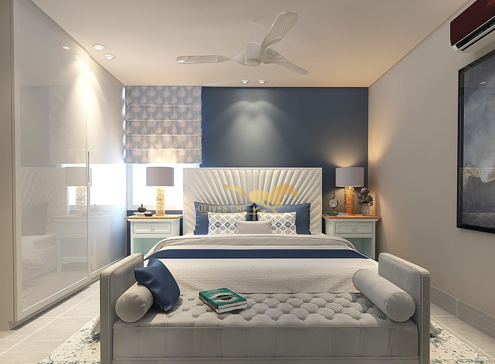 Guest room at Hardik's penthouse