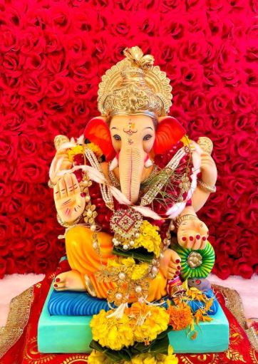 Rahul Vaidya Disha Parmar Ganesh Chaturthi Pictures