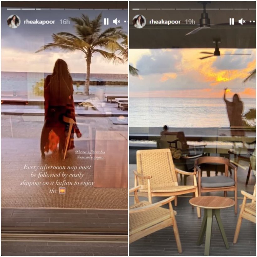 Glimpses of their honeymoon