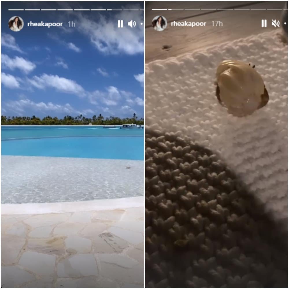 Glimpses of their honeymoon