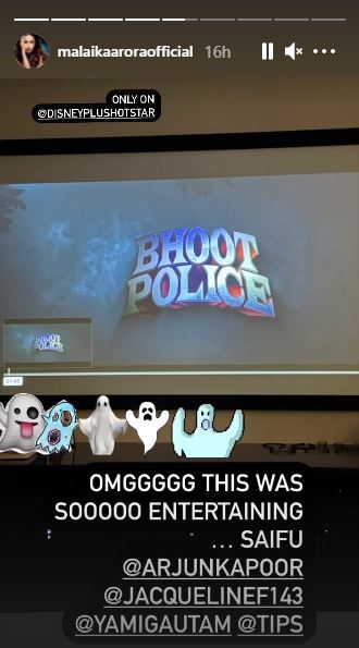 Malaika Arora Arjun Kapoor Bhoot Police