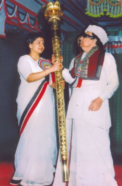 Jayalalithaa and MGR