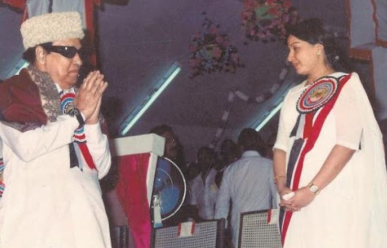 Jayalalithaa and MGR