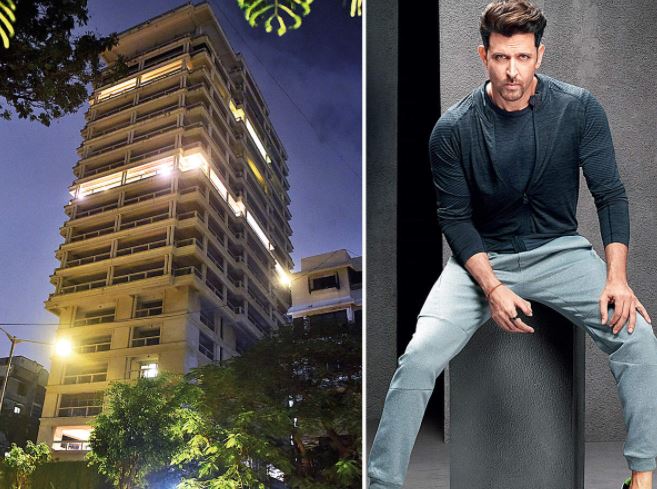 hrithik roshan house apartments
