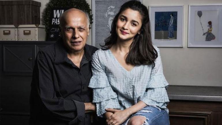 Mahesh Bhatt with Alia