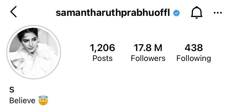 Samantha Insta bio
