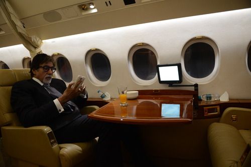 Private jet of Amitabh Bachchan