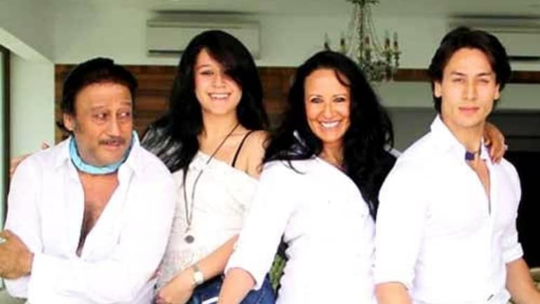 Jackie Shroff with his family