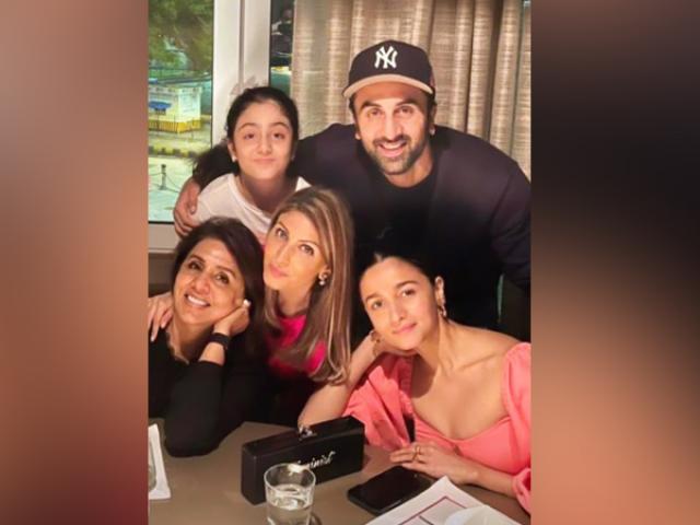Ranbir with his family