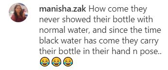 Gauri khan trolled for carrying black water